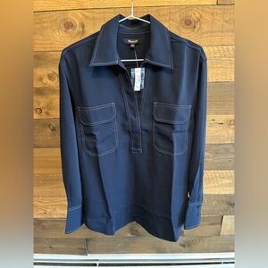 Madewell Navy Blue Women's Top